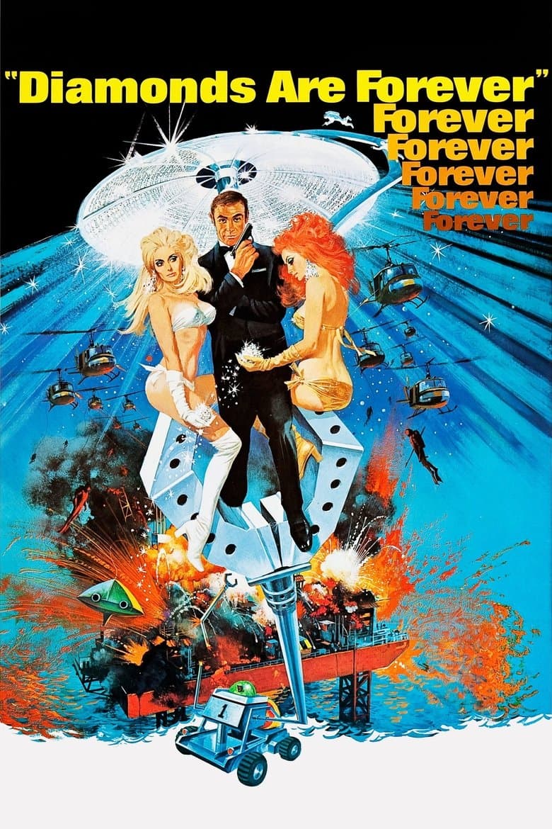 โปสเตอร์ Diamonds Are Forever (1971)