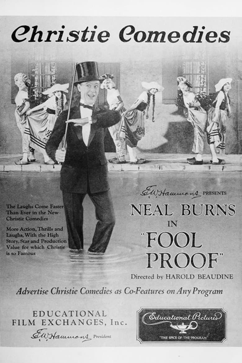 โปสเตอร์ Fool Proof (1923)