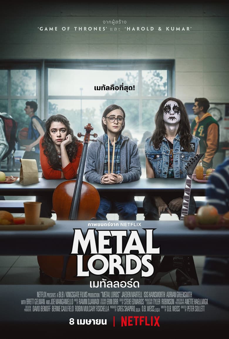 โปสเตอร์ Metal Lords (2022)