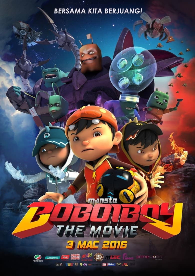 โปสเตอร์ BoBoiBoy: The Movie (2016)
