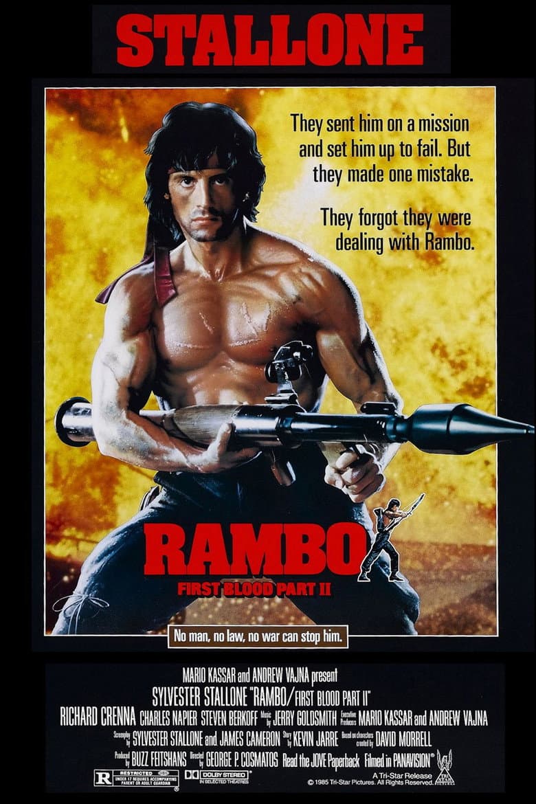 โปสเตอร์ Rambo: First Blood Part II (1985)
