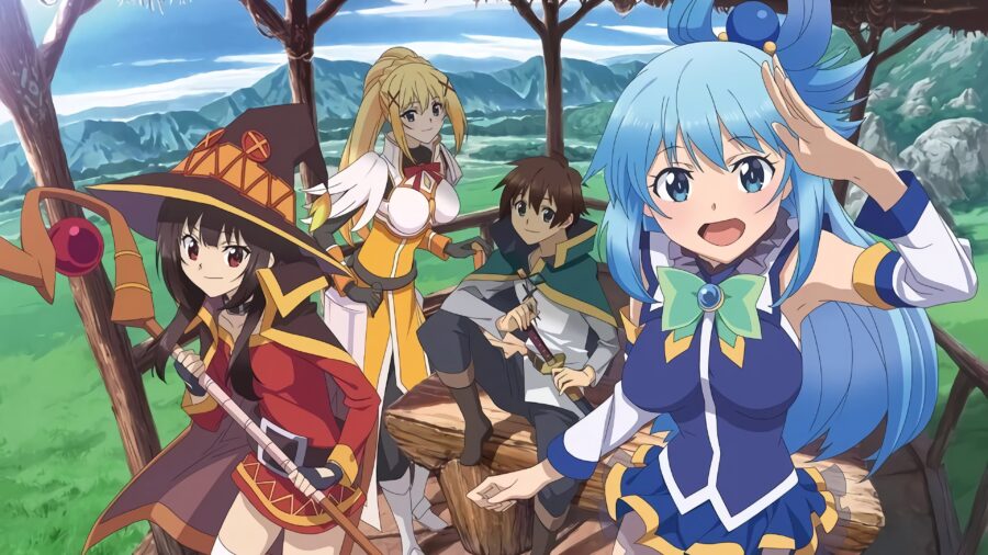 Konosuba God’s Blessing On This Wonderful World! Legend Of Crimson (2019) ขอให้โชคดีมีชัยในโลกแฟนตาซี เดอะ มูฟวี่ ตำนานสีชาด - 映画 この素晴らしい世界に祝福を！紅伝説